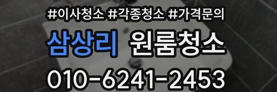 삼상리 이사청소