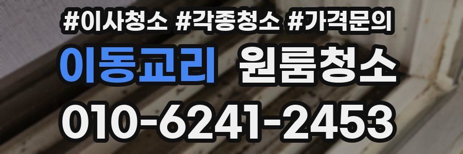 이동교리 이사청소