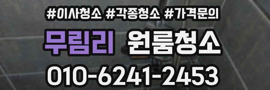 무림리 이사청소