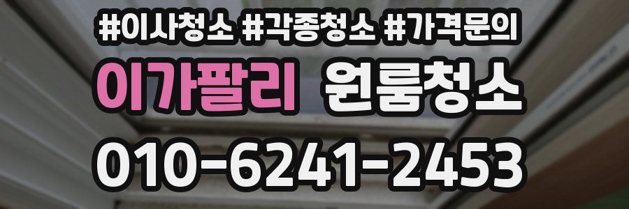 이가팔리 이사청소