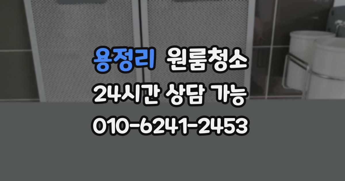 용정리 입주청소