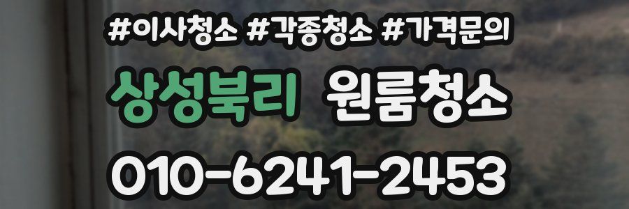 상성북리 이사청소