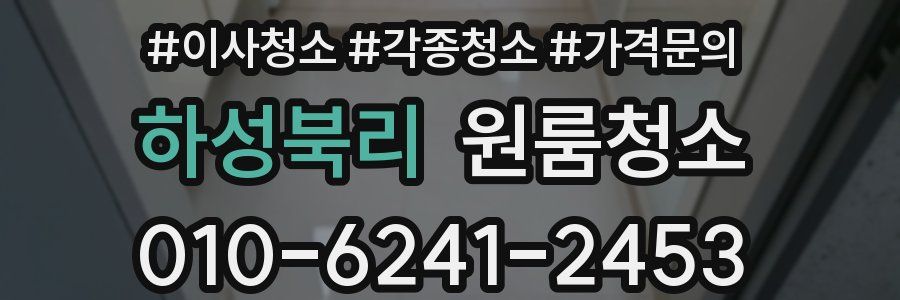 하성북리 이사청소