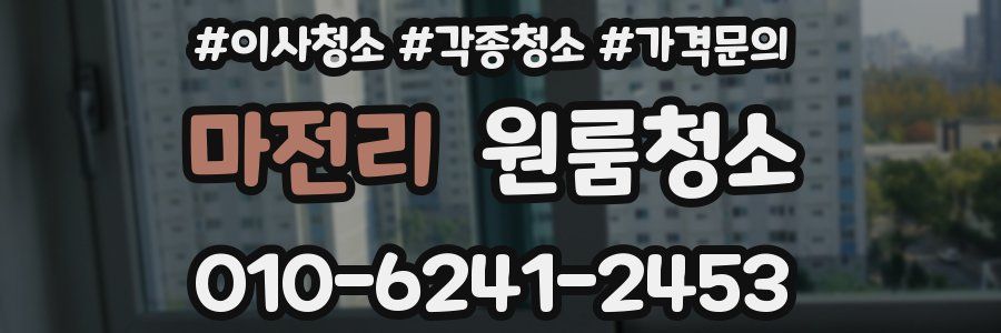 마전리 이사청소