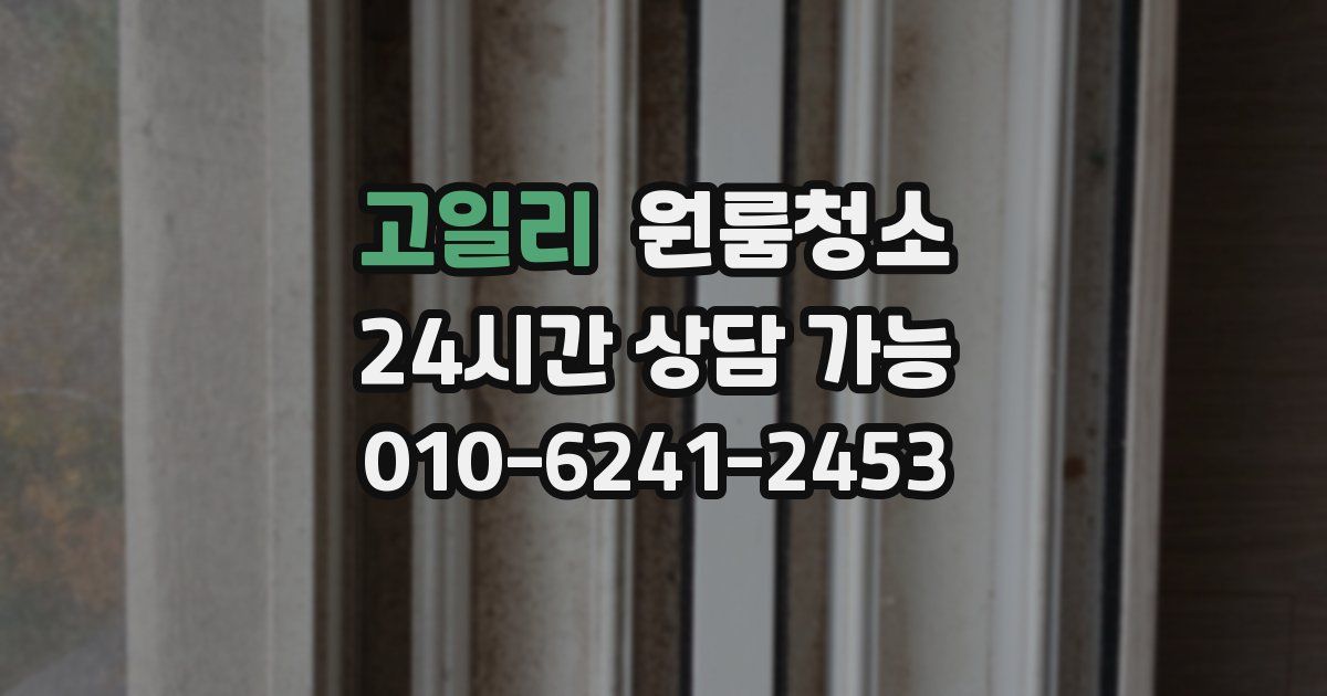 고일리 입주청소