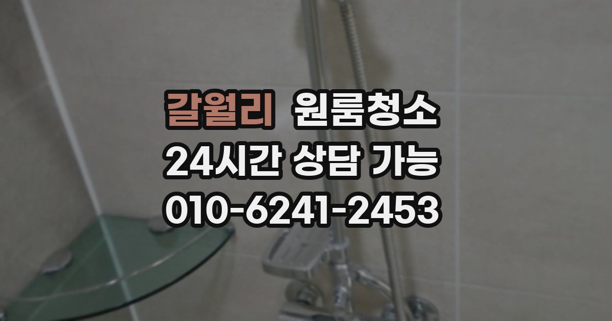 갈월리 입주청소