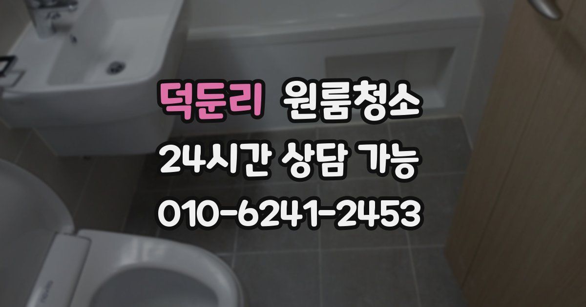 덕둔리 입주청소