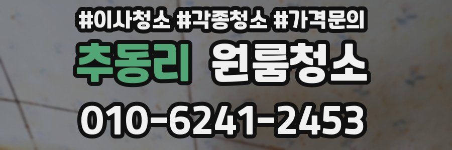 추동리 이사청소