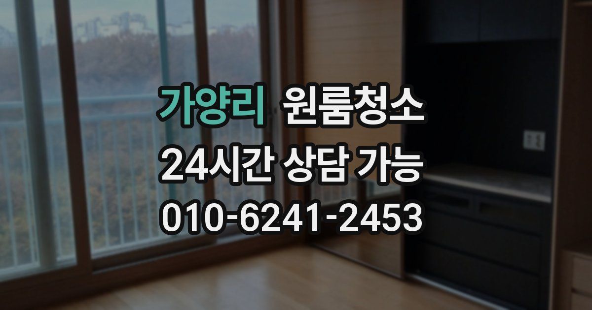 가양리 입주청소