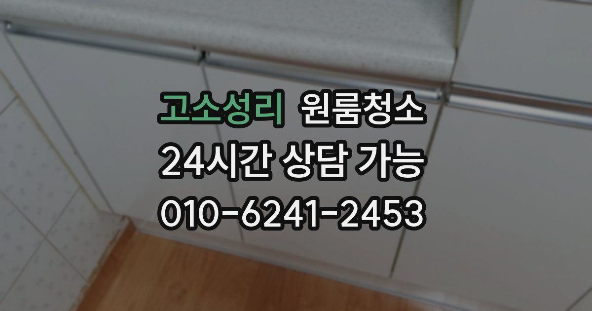 고소성리 입주청소