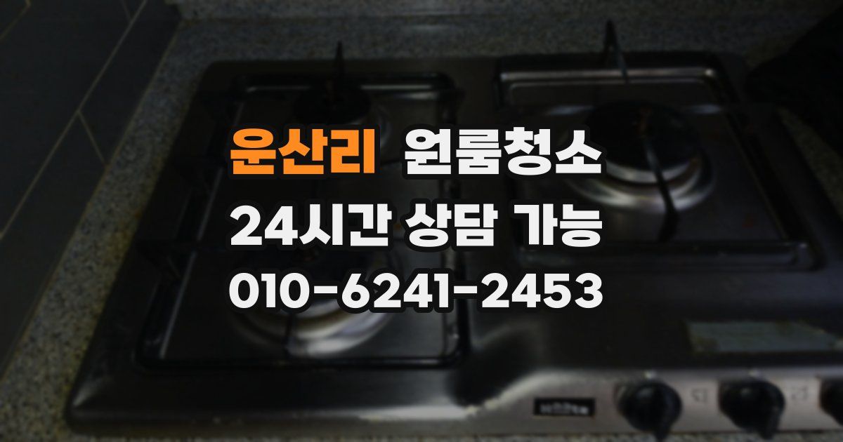 운산리 입주청소