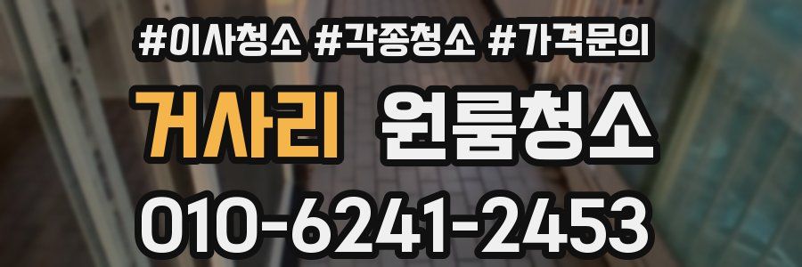 거사리 이사청소