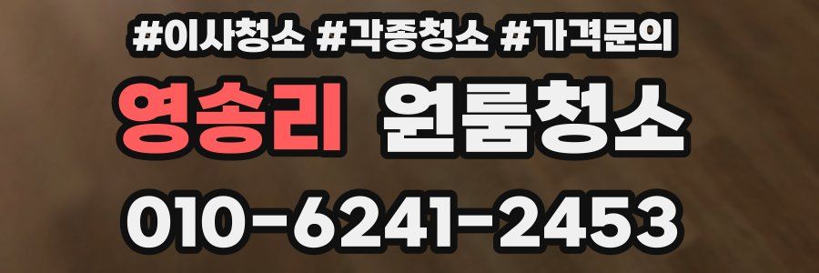 영송리 이사청소