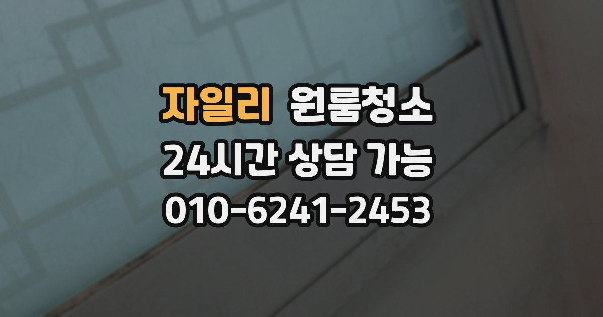 자일리 입주청소