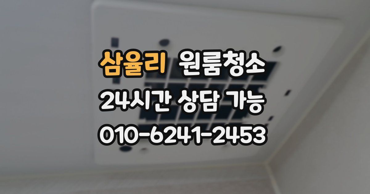 삼율리 입주청소