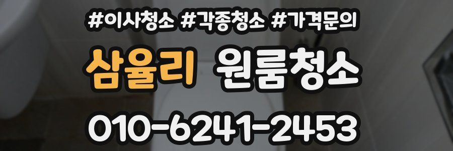 삼율리 이사청소