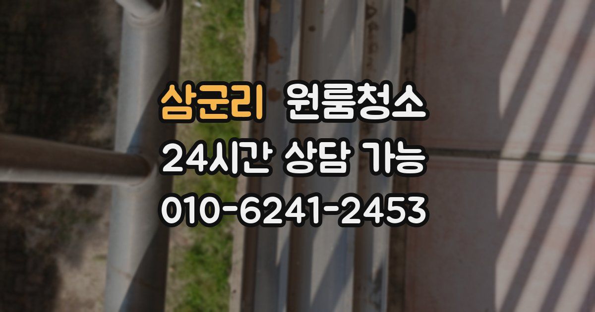 삼군리 입주청소