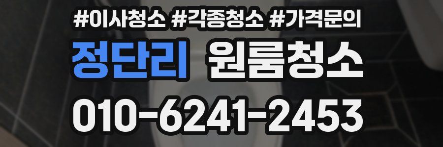 정단리 이사청소