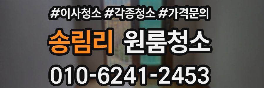 송림리 이사청소