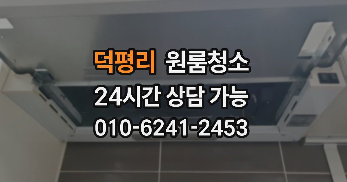 덕평리 입주청소