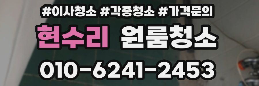 현수리 이사청소