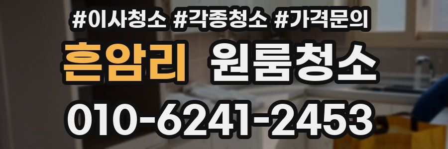 흔암리 이사청소