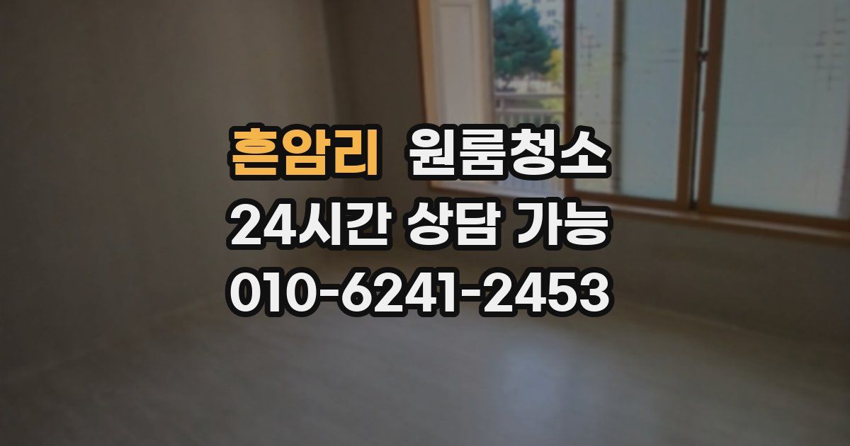 흔암리 입주청소