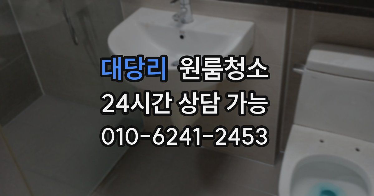 대당리 입주청소