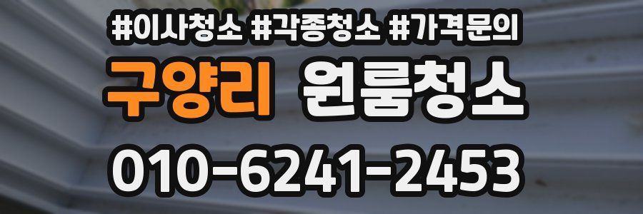 구양리 이사청소