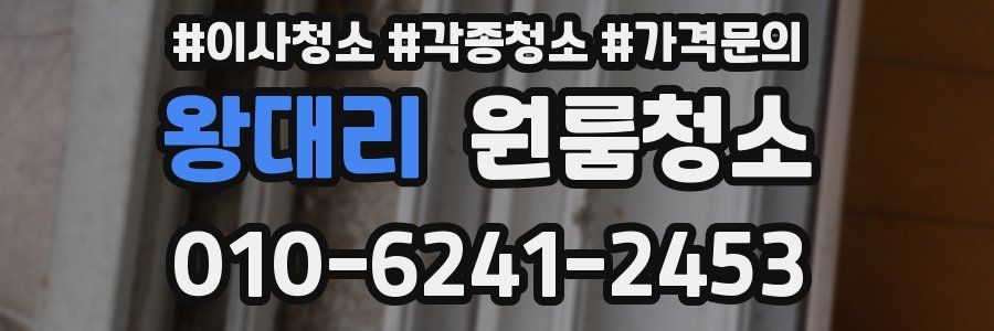 왕대리 이사청소