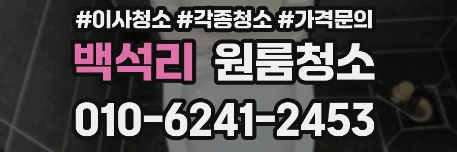 백석리 이사청소