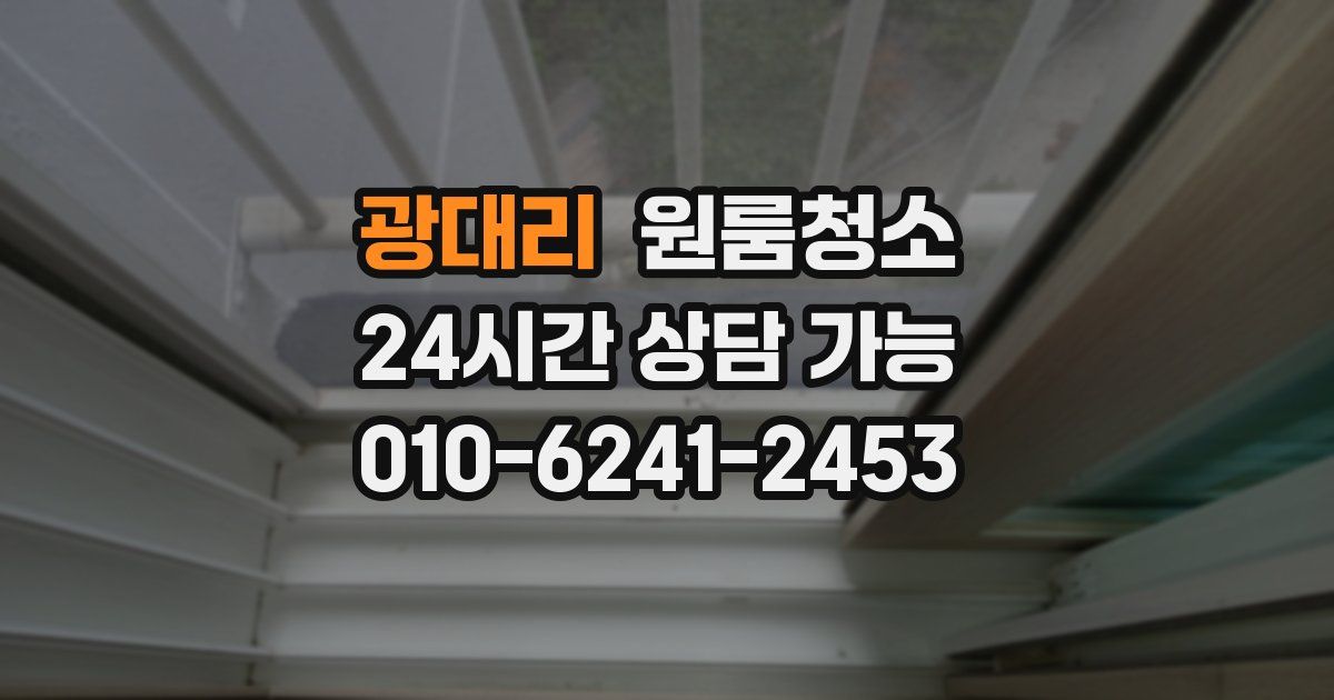 광대리 입주청소