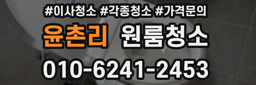 윤촌리 이사청소