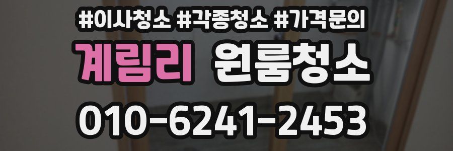 계림리 이사청소