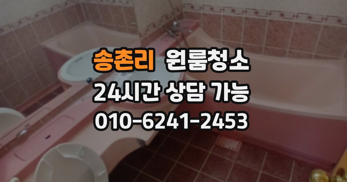 송촌리 입주청소