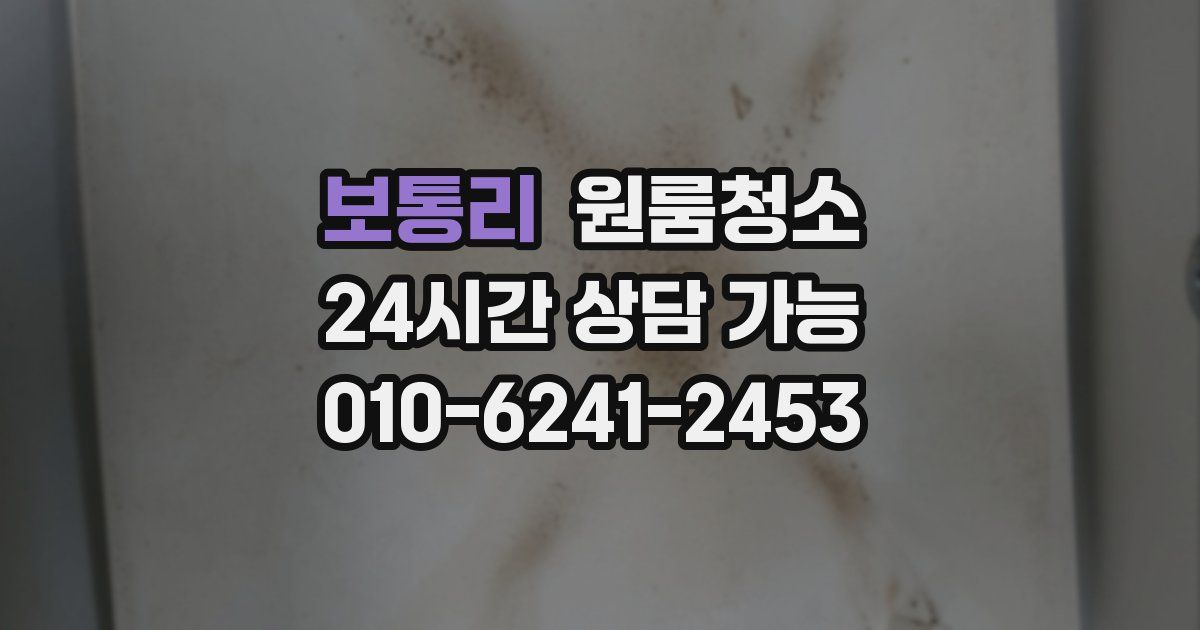 보통리 입주청소