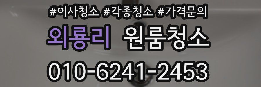 외룡리 이사청소