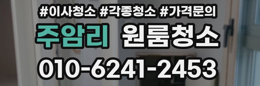 주암리 이사청소