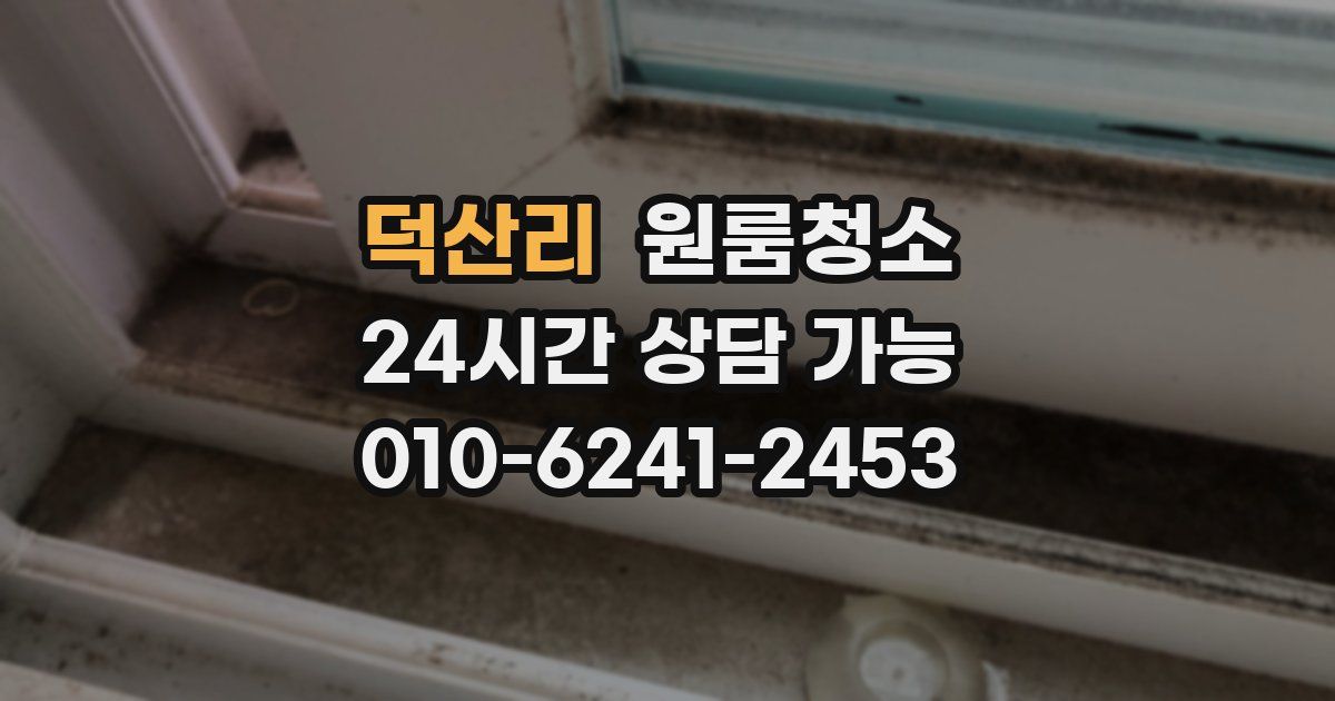 덕산리 입주청소