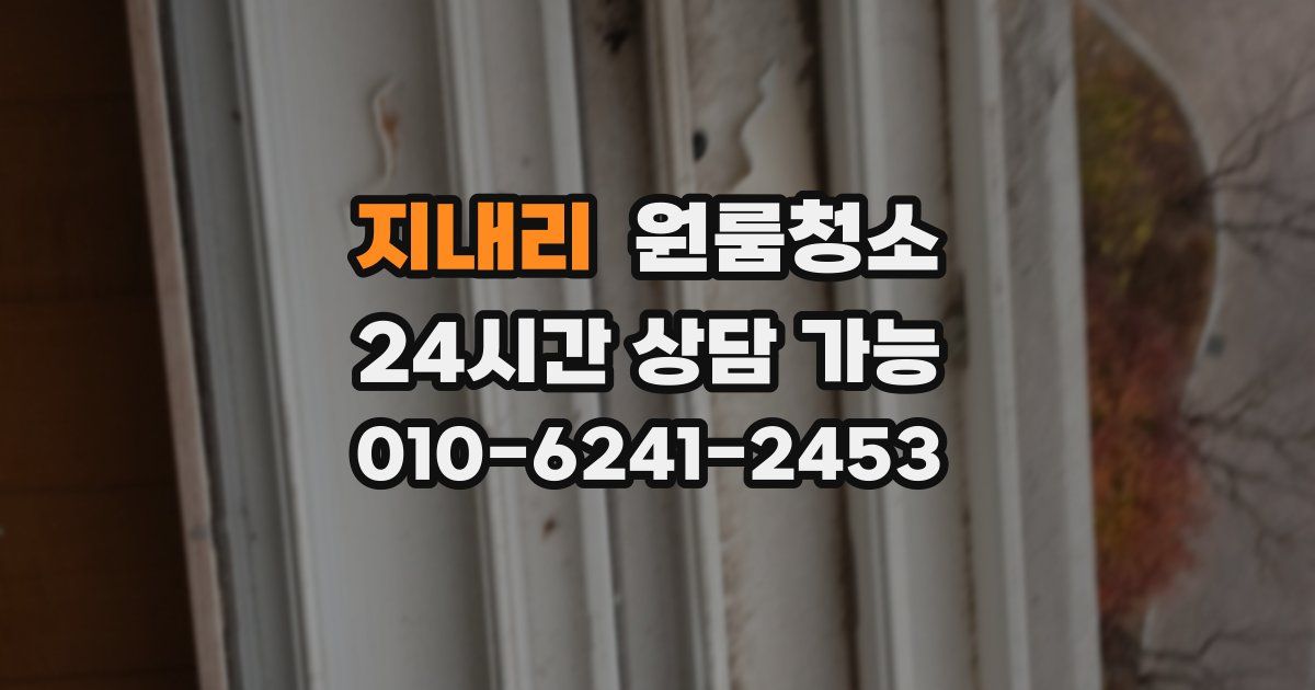 지내리 입주청소