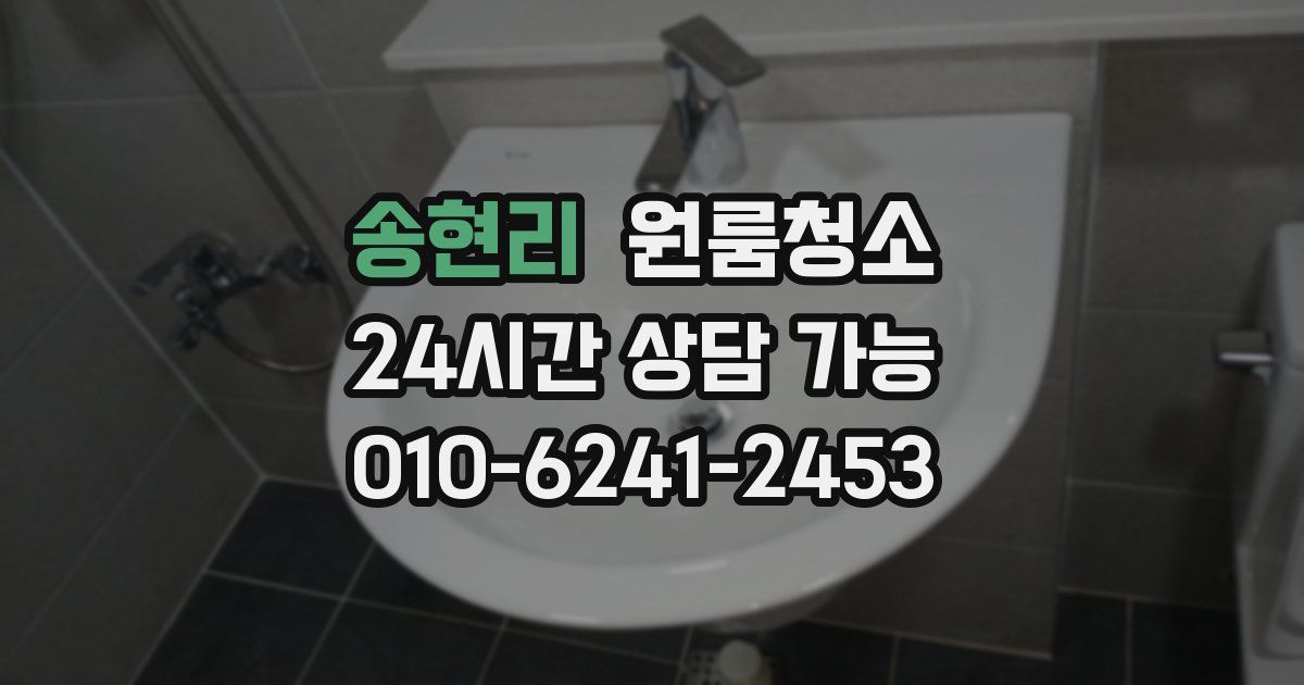 송현리 입주청소