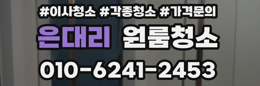 은대리 이사청소