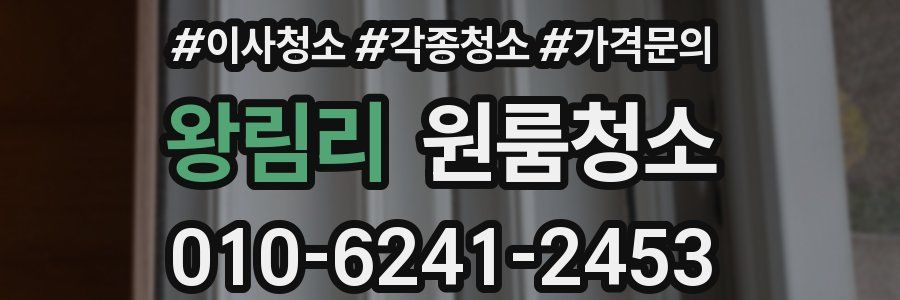 왕림리 이사청소