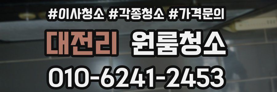 대전리 이사청소