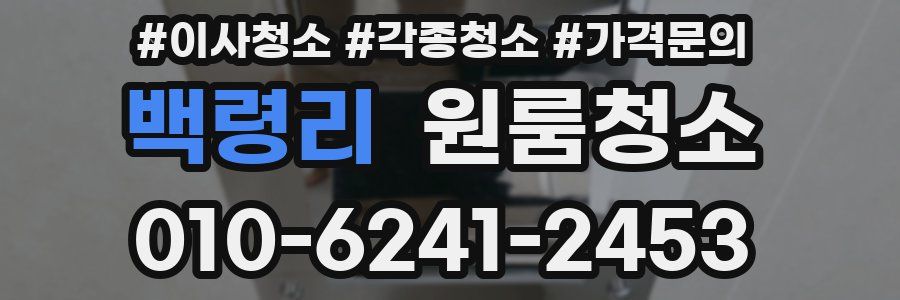 백령리 이사청소