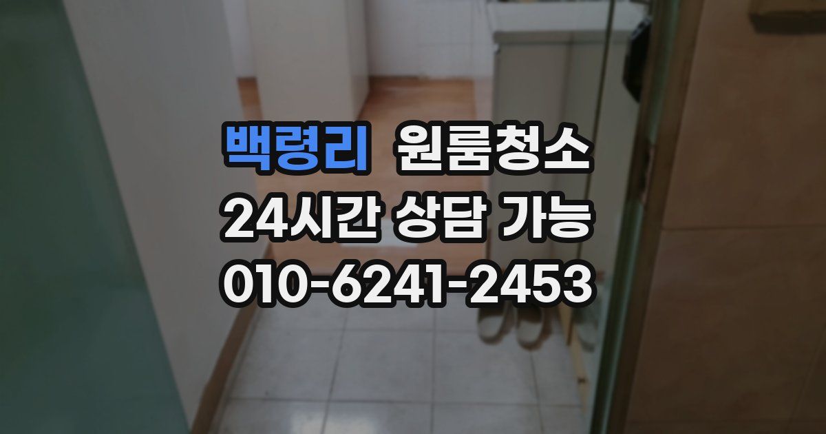 백령리 입주청소