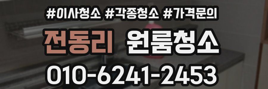 전동리 이사청소