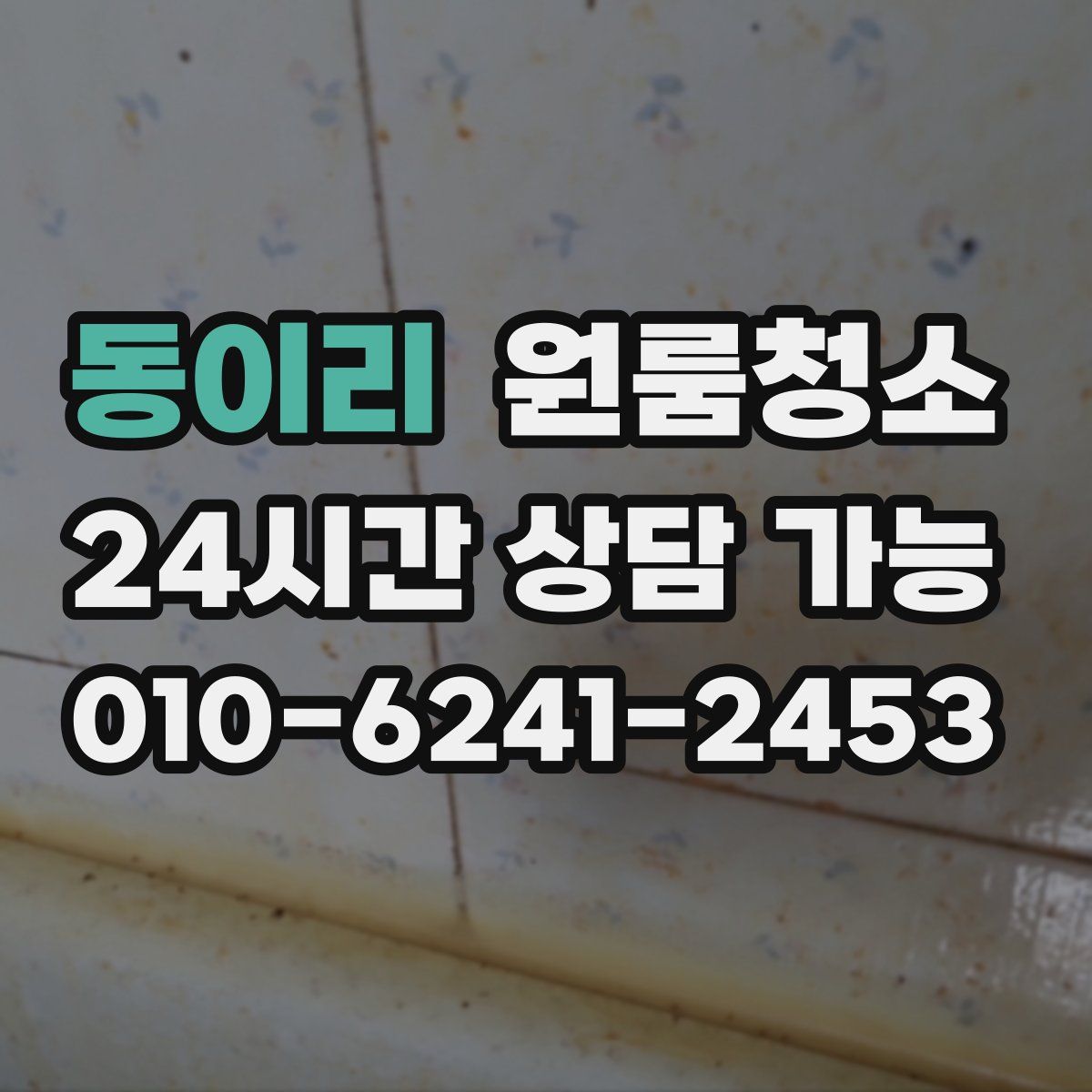 동이리 원룸청소