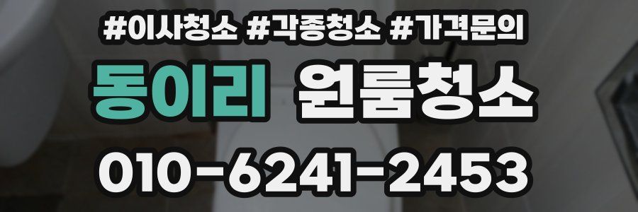 동이리 이사청소