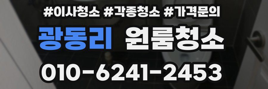 광동리 이사청소